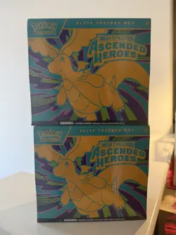 Pokemon TCG Ascended Heroes Elite Trainer Box ETB Factory Sealed Lot of 2 - Image 1