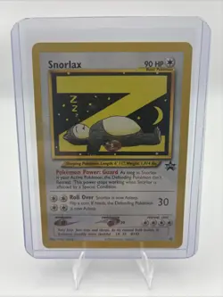 2002 Pokemon TCG Snorlax #49 WOTC Black Star Promo - Image 1