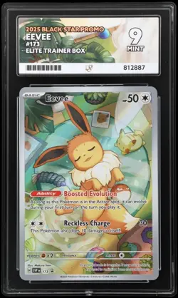 Pokemon TCG Eevee Black Star Promo Prismatic Evolutions 2025 Ace Mint 9 - Image 3