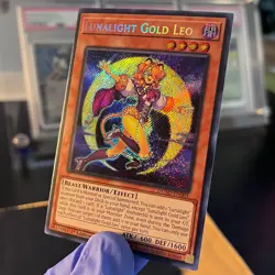 Yu-Gi-Oh! Lunalight Gold Leo DUAD-EN005 Secret Rare 1st Edition NM+ - Image 1