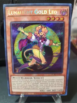 Lunalight Gold Leo DUAD-EN005 Secret Rare Duelist's Advance 1st Edition Yugioh - Image 1