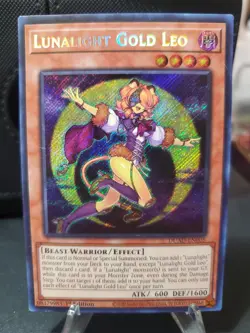 Lunalight Gold Leo DUAD-EN005 Secret Rare Duelist's Advance 1st Edition Yugioh - Image 2