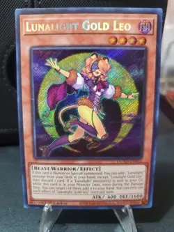 Lunalight Gold Leo DUAD-EN005 Secret Rare Duelist's Advance 1st Edition Yugioh - Image 4