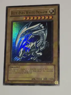 2002 Yugioh Blue Eyes White Dragon SDK-001 Kaiba 1st Edition Yu-Gi-Oh! - Image 1