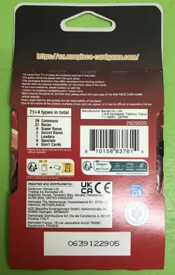 One Piece TCG Heroines Edition EB-03 Sleeved Booster Pack - X 10 packs English - Image 3