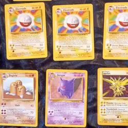 Pokemon TCG Base Set 33Cards by Wizards of the Coast Pidgeotto Gengar Jolteon - Image 1
