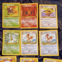 Pokemon TCG Base Set 33Cards by Wizards of the Coast Pidgeotto Gengar Jolteon - Image 2
