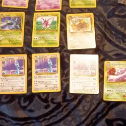 Pokemon TCG Base Set 33Cards by Wizards of the Coast Pidgeotto Gengar Jolteon - Image 4