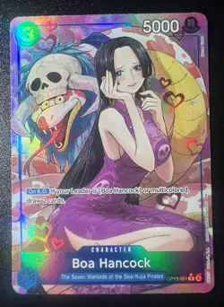 Boa Hancock Alt Art OP13-051 R Carrying on His Will ONE PIECE Card English NM - Image 1