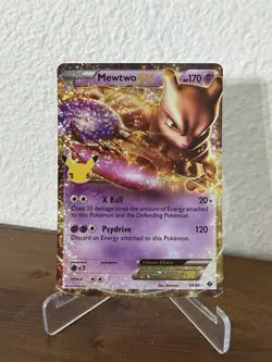 Mewtwo EX 54/99 Celebrations: Classic Collection Holo Pokemon Mint Card - Image 1