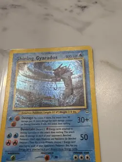Pokemon TCG Shining Gyarados Holo Neo Revelation Card 65/64 NM Near Mint - Image 3