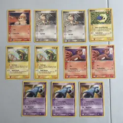 Pokemon TCG 2006 EX Trainer Kit 2: Plusle & Minun Regular Finish Lot of 11 Cards - Image 1