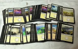 Magic The Gathering Card Lot Modern Basic Lands Bulk 3 Lbs See Photos - Image 3
