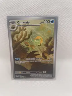 Pokemon Card Omanyte 180/165 Illustration Rare Scarlet & Violet 151 Near Mint - Image 1