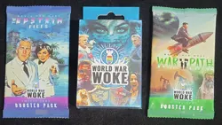 H. World War Woke First Edition CCG Sealed Box + Two Booster Packs (84) Cards - Image 1