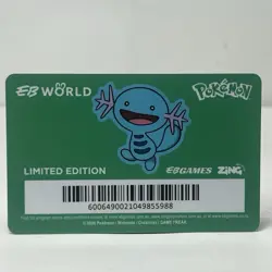 Pokemon 30 Year Anniversary Level 3 EB Games Membership Card WOOPER Limited - Image 4