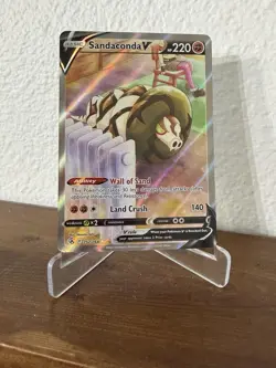 Sandaconda V 252/264 Ultra Rare Pokemon Card - Sw&Sh Fusion Strike Alt Art Mint - Image 1