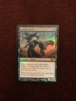 Syphon Sliver Core Set 2014 (M14) Foil Magic The Gathering MTG Near Mint Card - Image 1