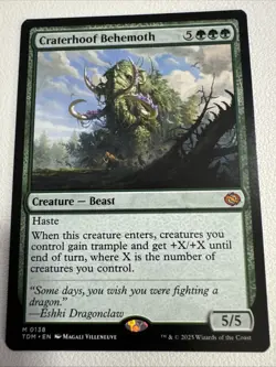 Craterhoof Behemoth (NM Non-Foil) TDM-0138 Rare MTG - Image 1