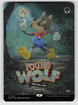 Young Wolf (Rainbow Foil) *Foil* SLD 1820 NM - Image 1