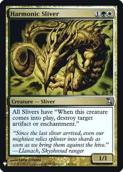Harmonic Sliver Mystery Booster - Lightly Played Foil - Image 1