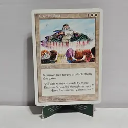 Magic: The Gathering Dust to Dust Sorcery White Doug Keith 1997 English - Image 1