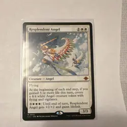 Magic: The Gathering Resplendent Angel Rare Lost Caverns 032 Holo - Image 1