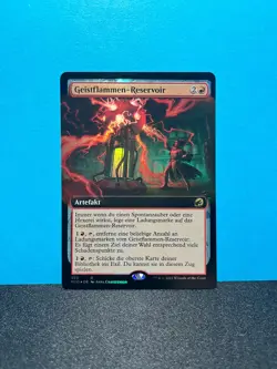 FOIL FULLART Geistflammen-Reservoir / Geistflame Reservoir - MTG Magic - Image 1