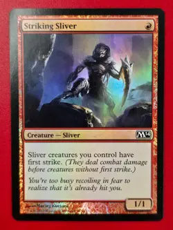 Striking Sliver Core Set 2014 (M14) Foil NM Ships FAST - Image 1