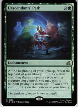 MTG Descendants' Path Foil NM Avatar: The Last Airbender: Magic 167 - Image 1