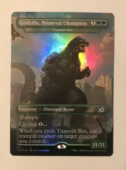 Godzilla, Primeval Champion - Titanoth Rex Ikoria: Lair of Behemoths Foil - Image 1