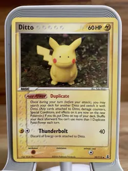 Pokemon TCG Ditto (Pikachu) 39/113 EX Delta Species 39/113 NM - Image 1