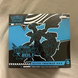 Pokemon TCG Scarlet & Violet Black Bolt ETB Elite Trainer Box - NEW Sealed - Image 1