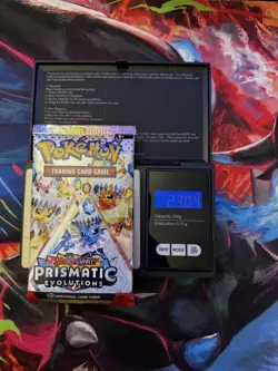 Pokemon TCG: Prismatic Evolutions HEAVY Booster Pack (23.04g) New & Sealed #5 - Image 1