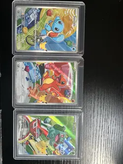 Pokemon TCG Squirtle Charmander Bulbasaur English First Partner series 1 - Image 1