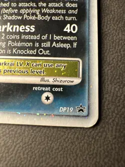 Darkrai LV.X DP19 | 2008 Pokemon Diamond & Pearl Black Star Promo Holo | MP - Image 2