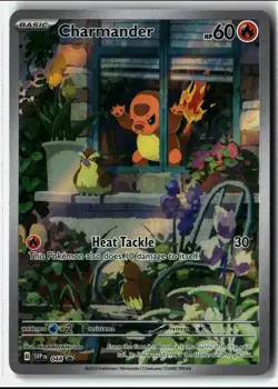 Charmander 044 Holo Promo Scarlet & Violet 2023 Pokemon NM - Image 1
