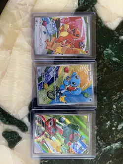 Pokemon 30th Anniversary First Partner Pack Charmander 38 Squirtle 39 Bulbasaur - Image 1