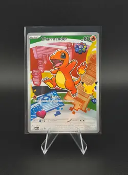Charmander MEP 038 First Partner Illustration Rare Black Star Promo Pokemon - Image 1