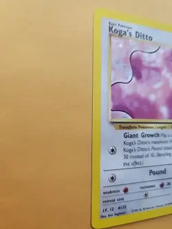 Pokemon TCG Koga's Ditto #10 Holo Rare Gym Challenge 2000 - Image 2