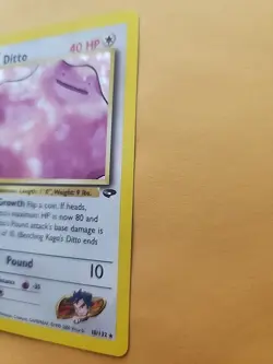 Pokemon TCG Koga's Ditto #10 Holo Rare Gym Challenge 2000 - Image 3