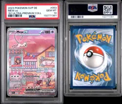 2023 Pokemon Black Star Promo Mew Ex PSA 10 Gem Mint #053 Deutsch 151 - Image 1