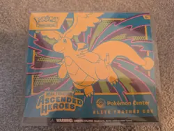 Ascended Heroes Pokemon Center ETB Elite Trainer Box Sealed In Protector - Image 1