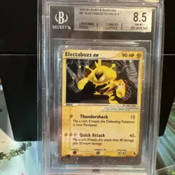 Pokemon Electabuzz ex EX Ruby & Sapphire Holo Ultra Rare #97 BGS 8.5 - Image 1