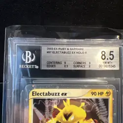 Pokemon Electabuzz ex EX Ruby & Sapphire Holo Ultra Rare #97 BGS 8.5 - Image 2