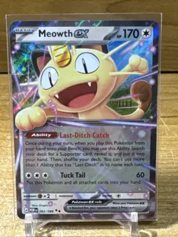 Pokemon Tcg Meowth EX 062/088 Double Rare Perfect Order - Image 1