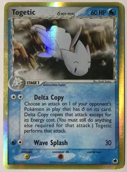 Togetic (Delta Species) 11/101 Pokemon TCG EX Dragon Frontiers Holo Rare - Image 1