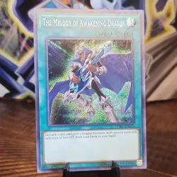 Yu-Gi-Oh! The Melody of Awakening Dragon LCKC-EN028 Secret Rare UNLIMITED NM - Image 1
