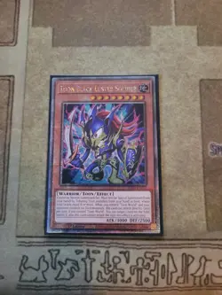 YUGIOH TOON BLACK LUSTER SOLDIER RA04-EN272 QUARTER CENTURY SECRET 1ST ED NM - Image 1