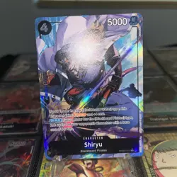 ONE PIECE SHIRYU PRB02-015 ALT ART BLACKBEARD PIRATES THE BEST PRB-02 - Image 2